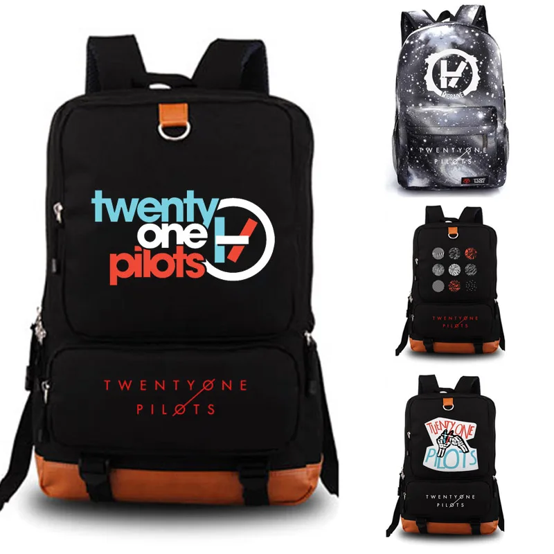 Светоотражающий школьный ранец Twenty One Pilots рюкзак для студентов повседневная
