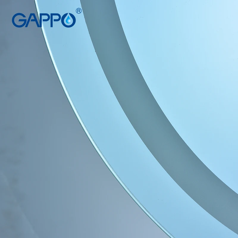 Зеркало для ванной комнаты Gappo круглое светодиодное косметическое зеркало с
