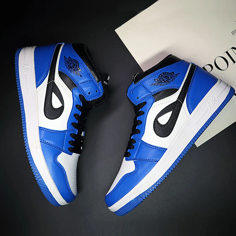 2018 Для мужчин Jordan кроссовки лучшее Белый Balck Air обувь пара Прогулки Кроссовки AJ1