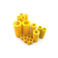 1pc yellow mould die spring high quality spring steel multiple sizes anti corrosive mould die springs tf