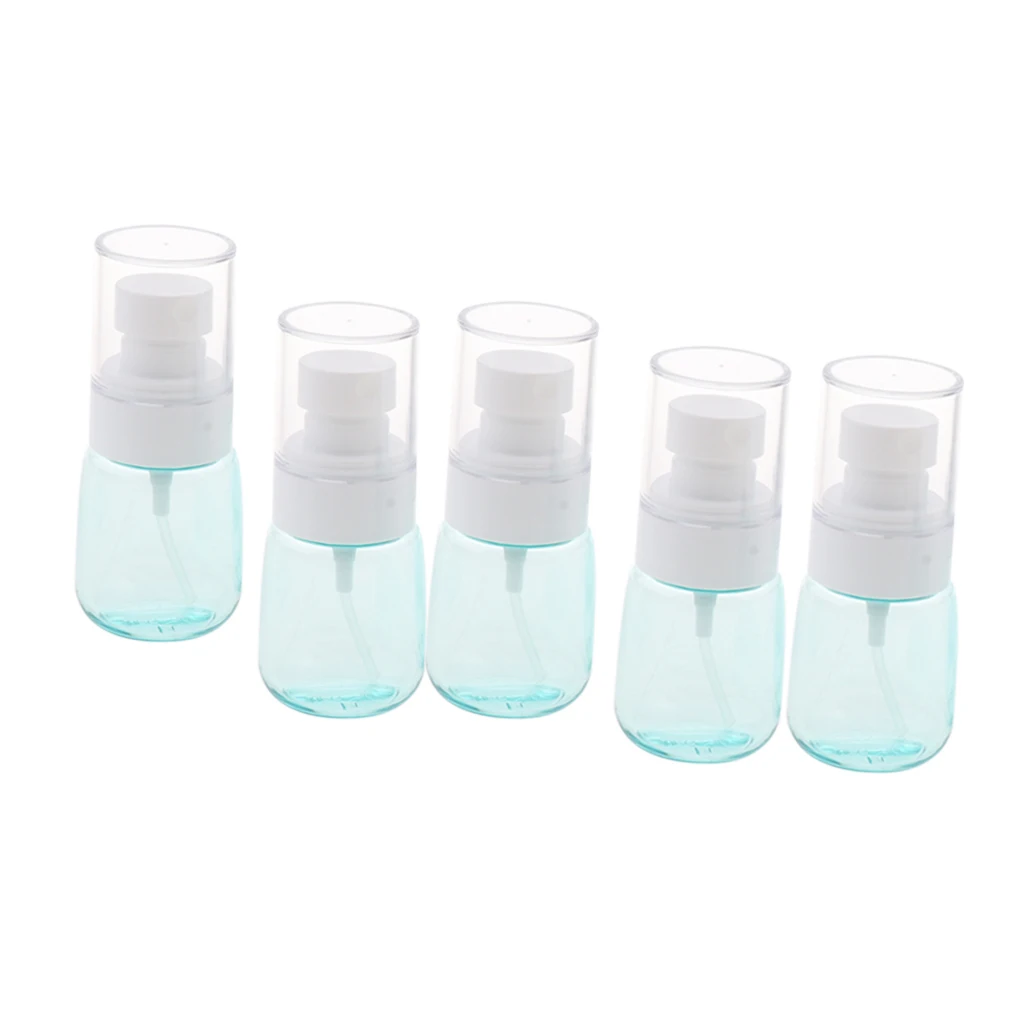 

Plastic Spray Mist Bottles Pipette Container Cosmetic Perfume Liquid for Home Outdoor-5 Pieces
