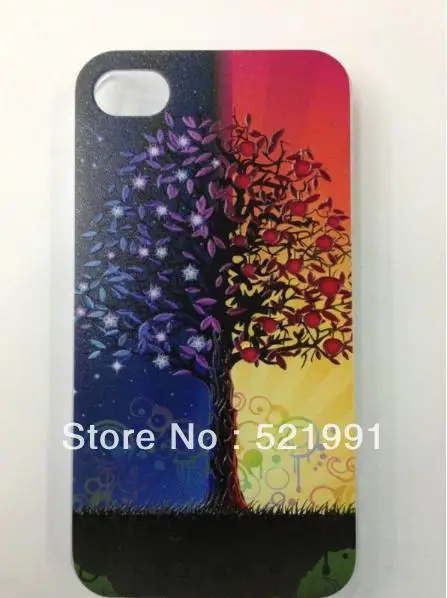 Free Shipping Double Colors Tree Hard Back Case Hot Fashion Top Quality Cover For Apple Iphone 5 1092#|fashion boots and shoes|fashion tasselfashion