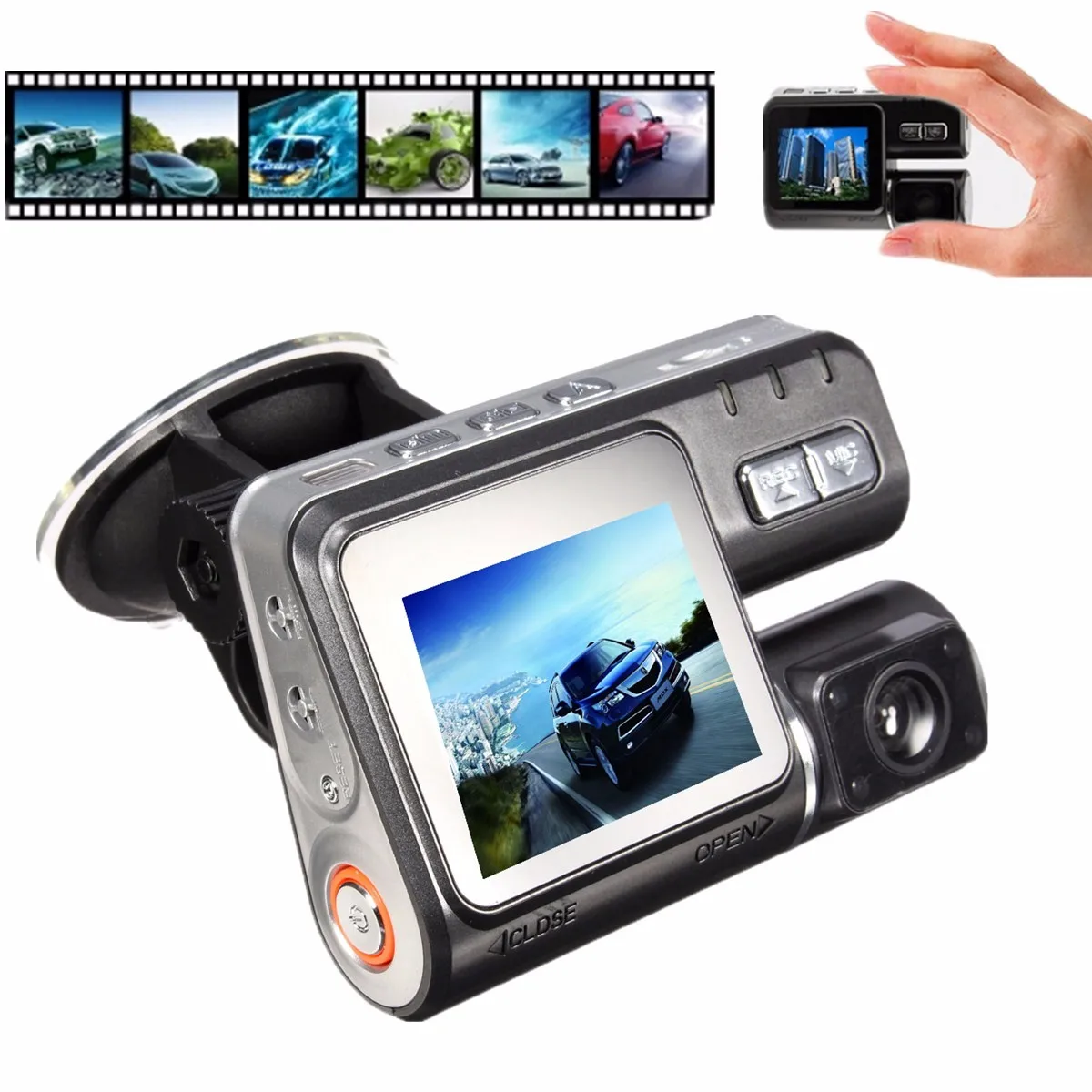 RVIOLON 2 0 дюймов 120 градусов HD автомобиль DVR камера видеорегистратор фронтальная