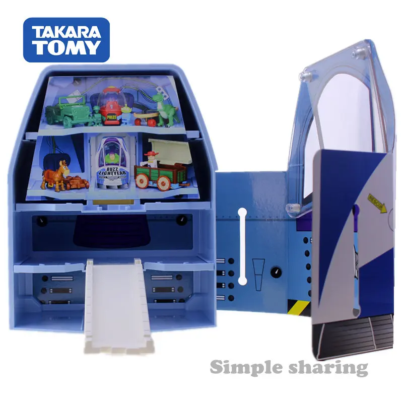 Такара Tomy dream Tomica disney История игрушек Базз Лайтер космический корабль чехол пластиковый детское хранилище для игрушек коробка поп литье под давлением дети безделушка