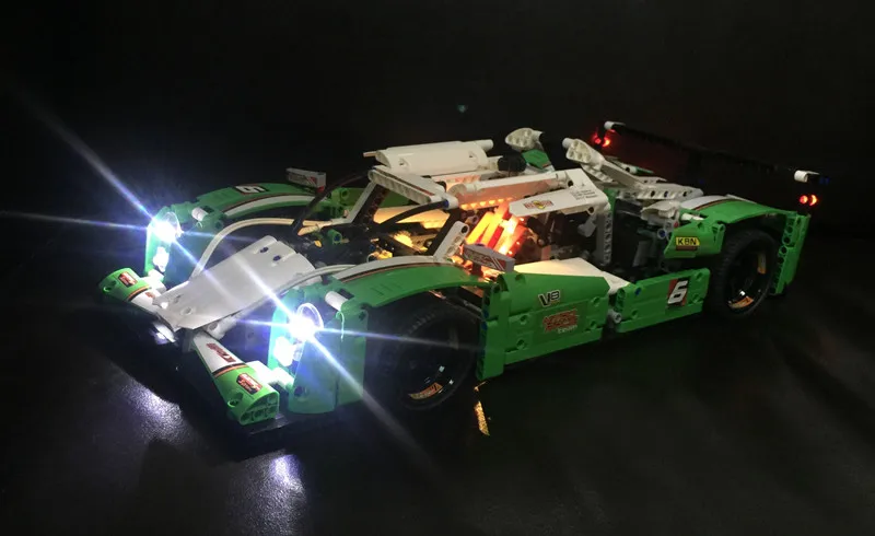 Светодиодный светильник для гоночной машины lego 42039 и 20003 24 часа (автомобиль не