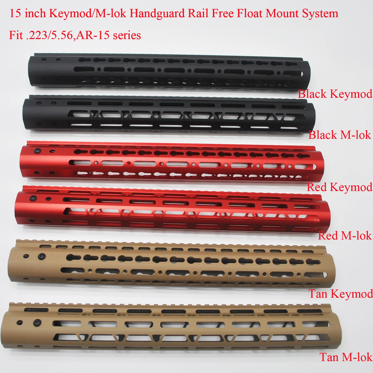 Aplus 15 дюймовый свободный поплавок направляющая M lok / Keymod стильная система