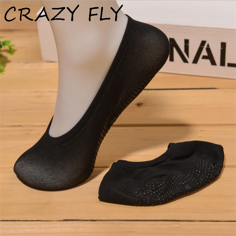 Магазин Crazy Fly невидимые женские носки нескользящие мягкие неглубокие короткие с