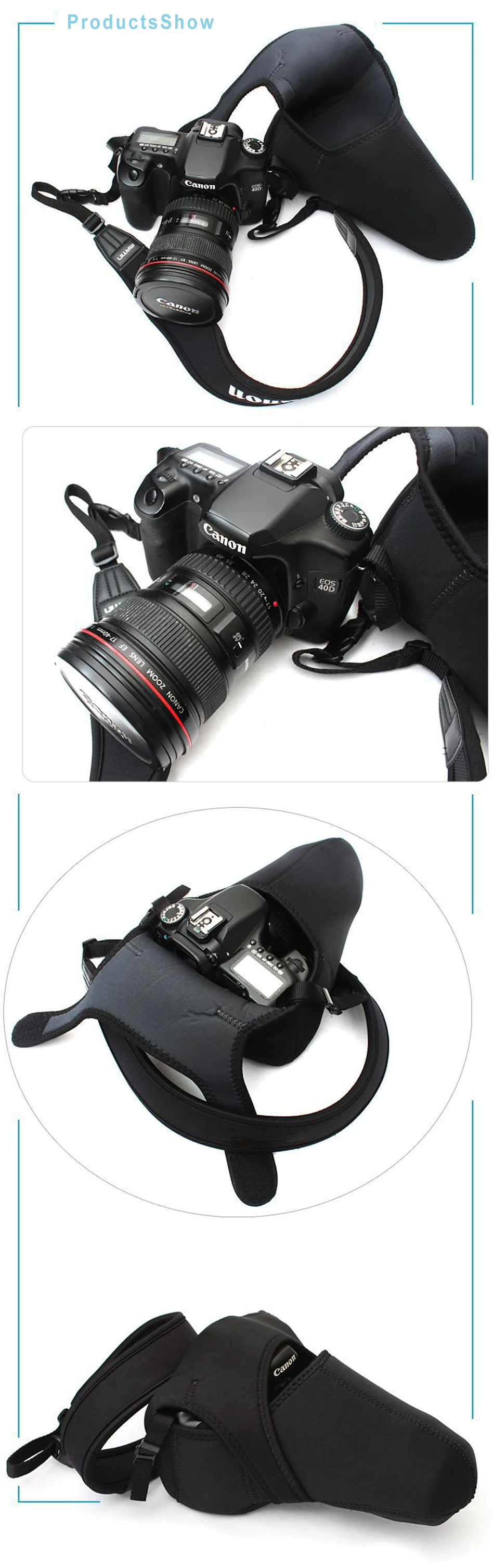 Неопрен водонепроницаемый SLR DSLR камера чехол с вкладышем крышка сумка Мягкий протектор для Canon Nikon sony Panasonic Pentax Fujifilm Olympus