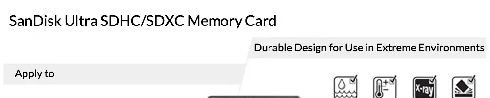 SanDisk Ultra Карта памяти SDHC/SDXC SD карта класс 10 16 ГБ 32 ГБ 64 Гб 128 Гб карты C10 UHS-I 80 МБ/с./с флеш-карта для камеры Full HD