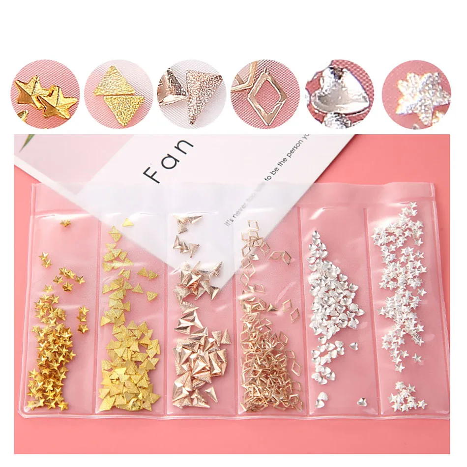 ROHWXY ногтей украшения 3D Nail Art сплава для дизайна Шарм Стразы хрустальные камни