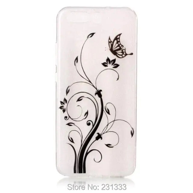 Cartoon Soft TPU Case For Huawei P10 Nova P9 P8 LITE 2017 Y3 Y5 II Honor 8 Sony Xperia E5 X XA Flower Marble Phone Cover 100pcs | Мобильные
