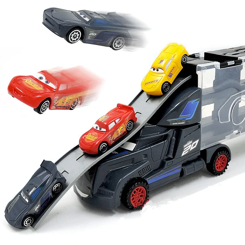 7 шт./компл. disney "тачки 3 Lightning McQueen Джексон Storm Мак дядя грузовик 1:55 литая игрушечная машинка Подарочные игрушки для детей