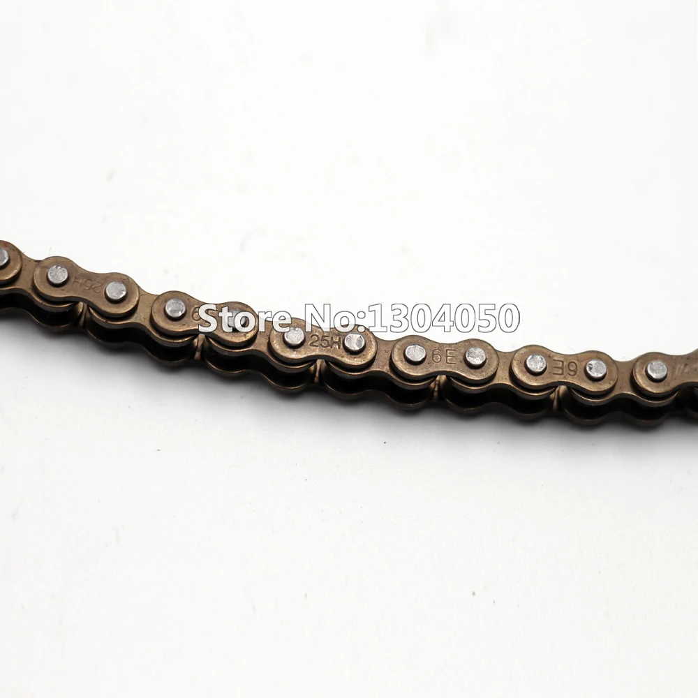 Новый 128 звеньев #25H цепь с мастер звеном для газа и электрические скутеры мини