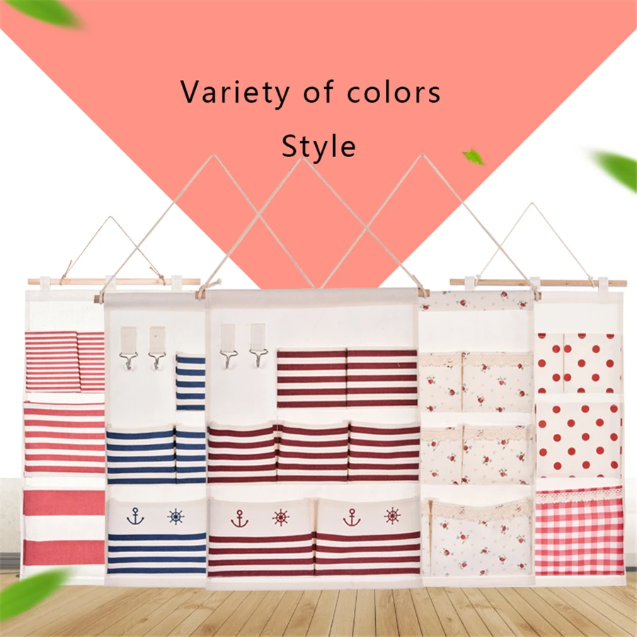 Cartoon Bedroom Bag Organizer And Storage Linen Baby Bed Rangement Organizadores Hanging For Toys QQI06 |