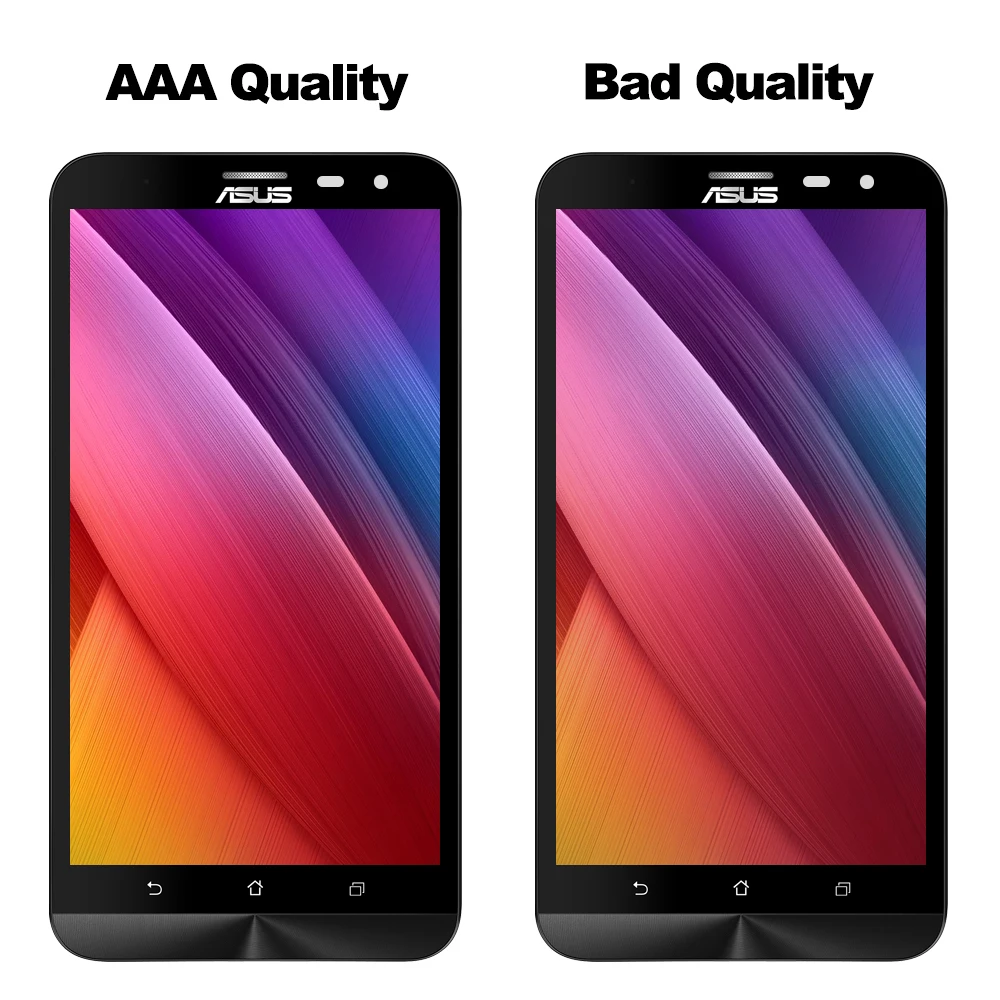 6 ''ЖК-дисплей сенсорный экран для Asus ZenFone 2 Laser ZE601KL 601KL Z011D панель дигитайзер с рамкой полная сборка Замена
