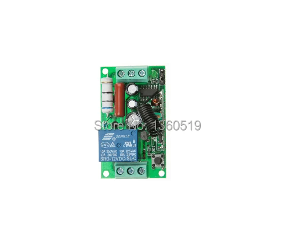 AC220V 1CH 10A радио Управление RF Беспроводной реле дистанционного переключатель 315