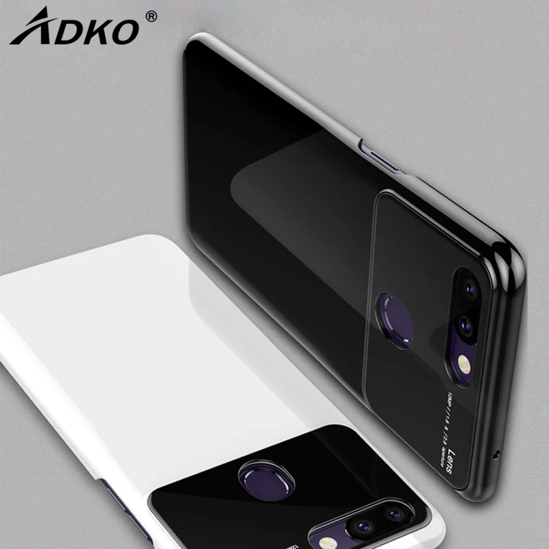 Роскошный зеркальный Тонкий чехол для телефона ADKO Oppo R15 противоударный жесткий