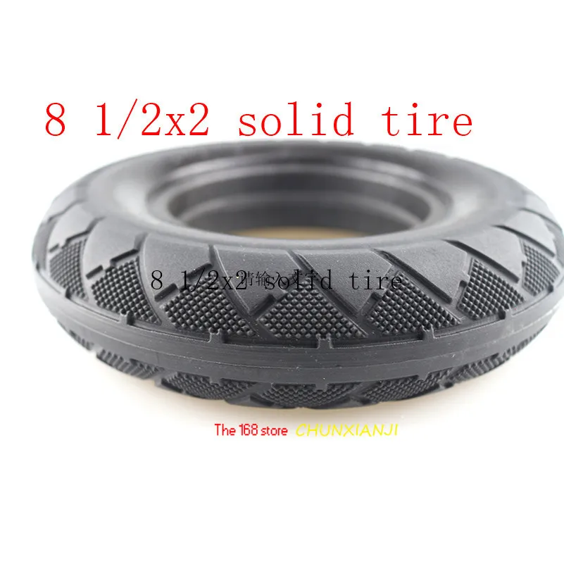 

Size 8 1/2X2 Solid Tyre for Electric Skateboard Skate Board Avoid Pneumatic Tyre Durable Damping tyre Free Shipping