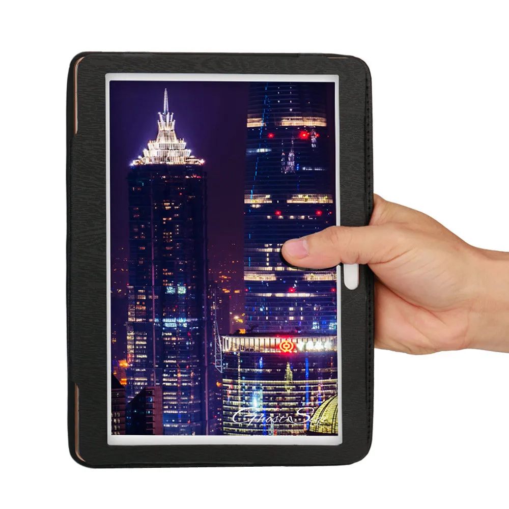 Универсальный кожаный чехол книжка с подставкой для 10 1 дюймов Android Tablet ноутбука