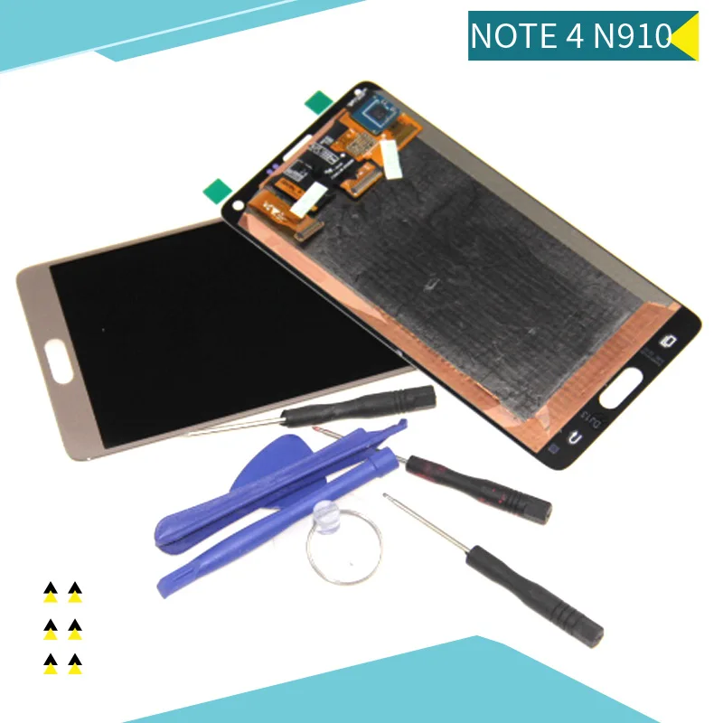 Super AMOLED для samsung Galaxy Note 4 N910 N910C N910A ЖК-дисплей дисплей сенсорный экран дигитайзер