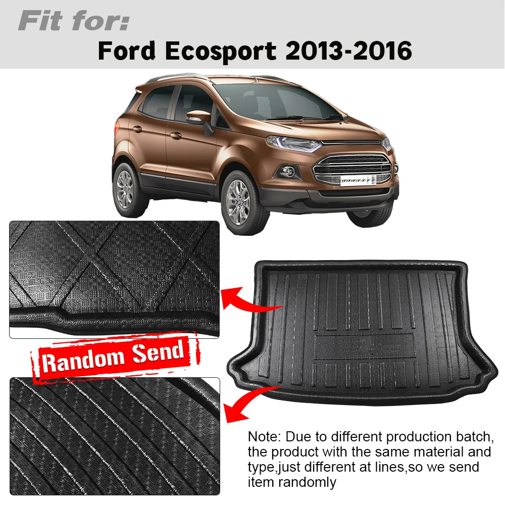 Buildreamen2 для Ford Ecosport коврик багажника автомобиля напольный ковер багажа грязевой