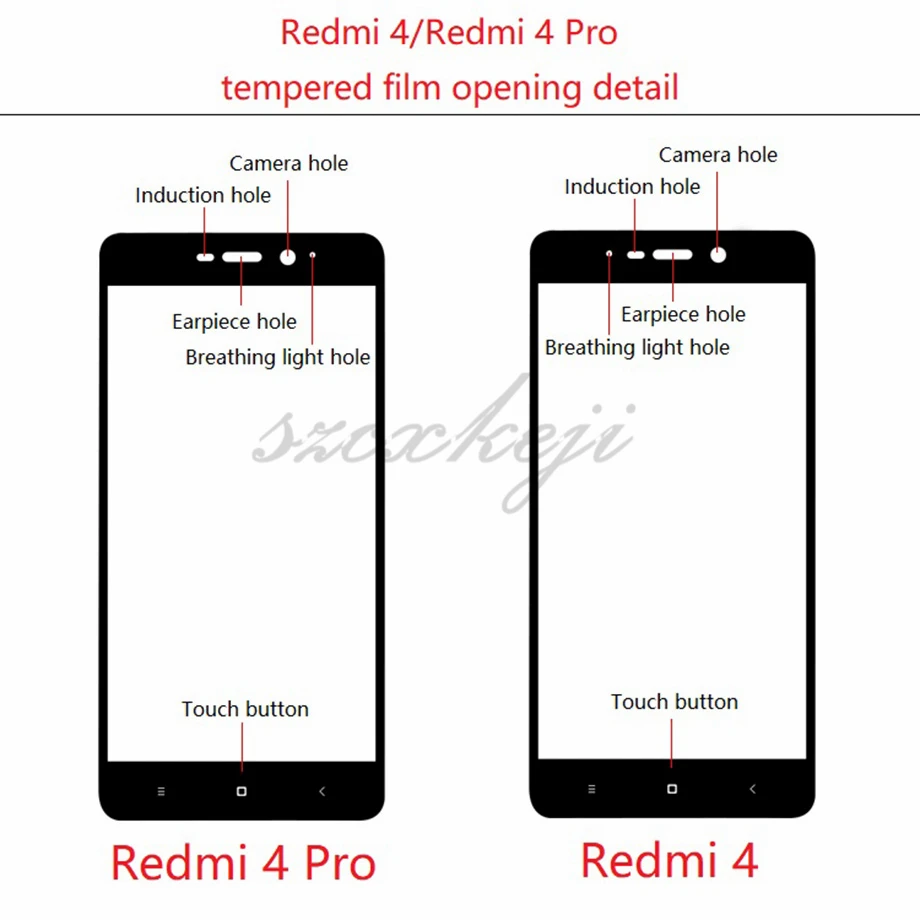 Закаленное стекло 9H для Xiaomi Redmi 4 pro 4A 4X Защитное экрана защитная пленка защита от