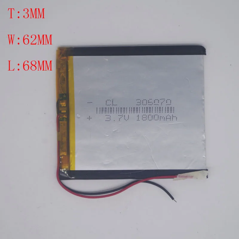 

3.7V Polymer Lithium battery 306268 306065 capacity 1800mah suitable Tablet PC