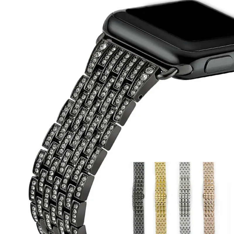 URVOI link браслет для apple watch 6 SE 5 4 3 ремешок iWatch из нержавеющей стали Роскошный