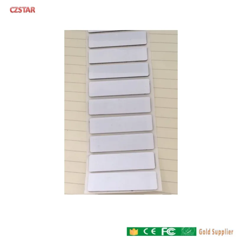 Тонкий мягкий ПВХ UHF RFID Анти металлический tag 915 МГц 868 Impinj Monza R6 EPC C1G2 6C печатная