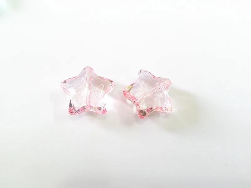 (Сначала выберите цвет) оптовая продажа прозрачных акриловых звездных бусин 27 мм