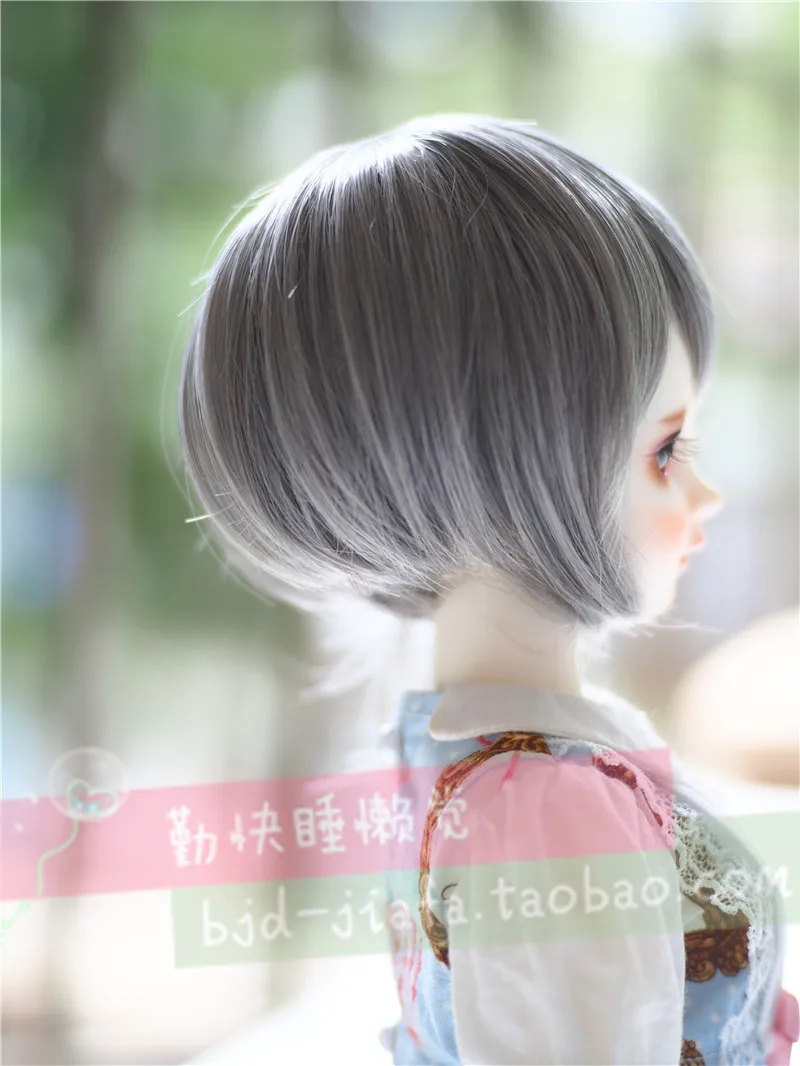 Парик для куклы BJD/SD дядя/девочка Малыш GM Liu Hai серебряные короткие волосы