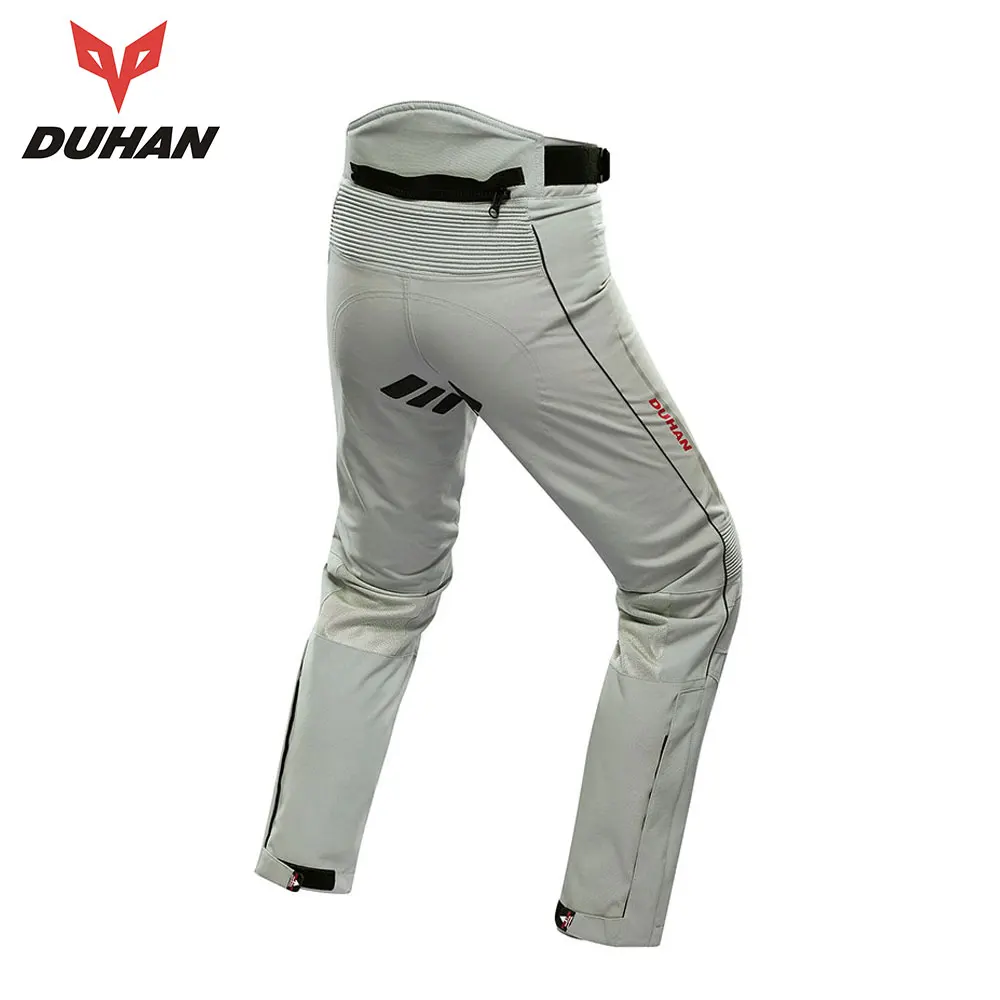 

DUHAN Motorcycle Pants Men Moto Trousers Racing Off-road Summer Mesh Pants Protective Gear With Pads Men's Pantalon Motocross