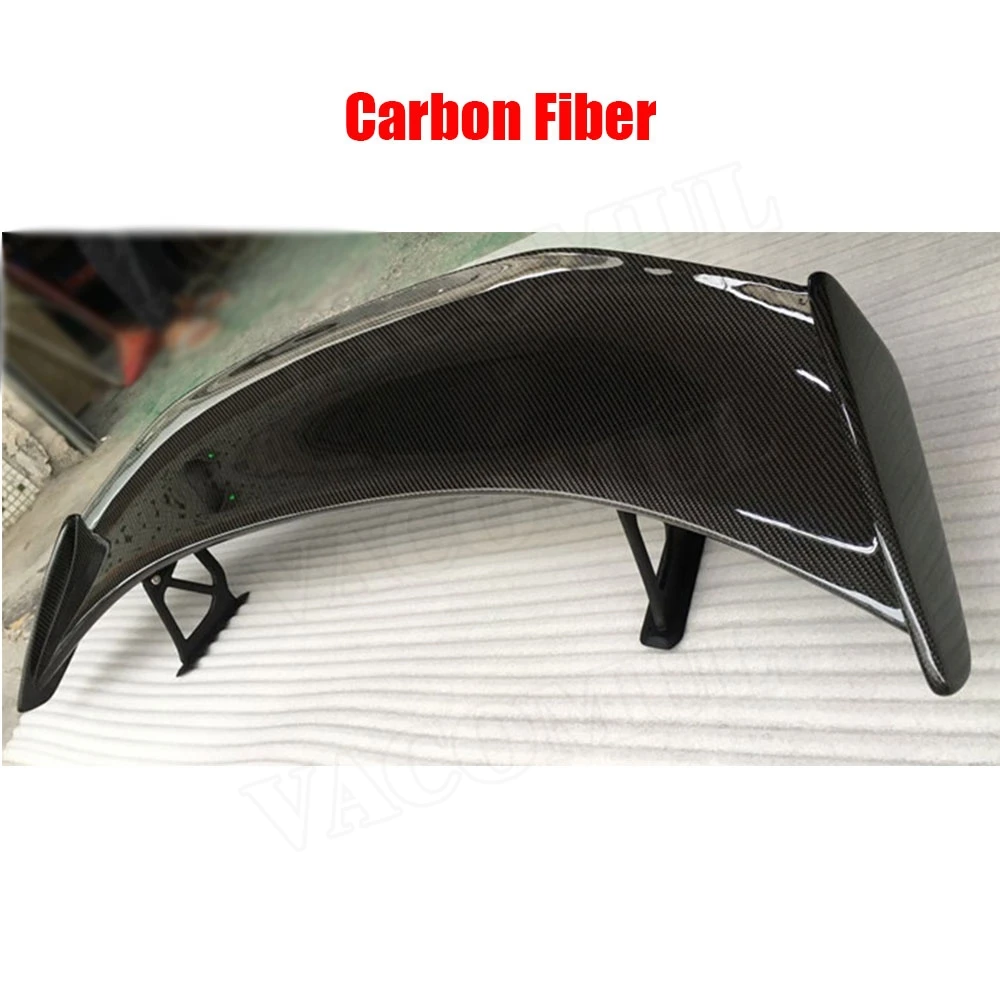 Carbon Fiber Гоночный автомобиль задний спойлер крыло для Porsche Cayman Boxster 981 986 987 718 GT4 GT - Цвет: Carbon Fiber