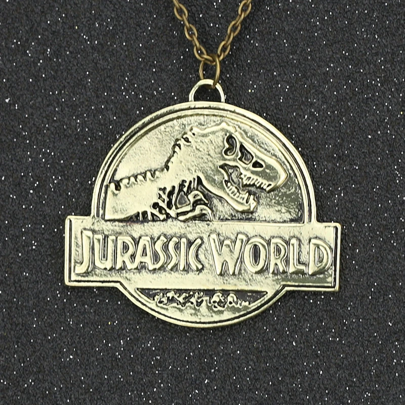Jurassic World падшее Королевство Парк Юрского периода ожерелье динозавр Античная