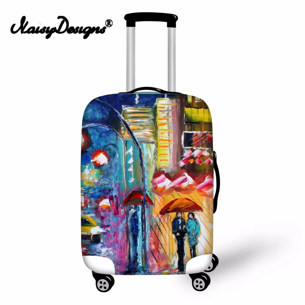 

Noisydesigns Good Looking Durable Fashion Hot Oil Painting Pattern Girls Cute Retro Style Apply to Luggage Case Set for S/M/L