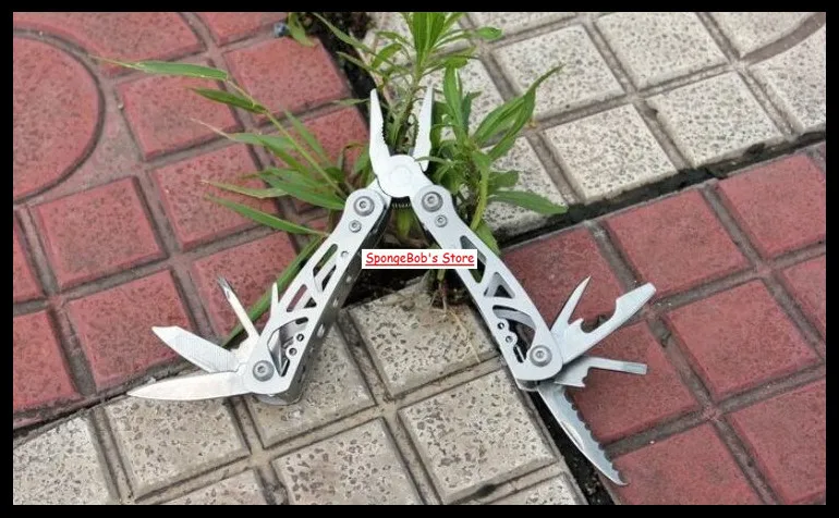 

2pcs/Lot Outdoor Multi-Purpose Tool Clamp All Stainless Steel Multi Function Knife Clamp
