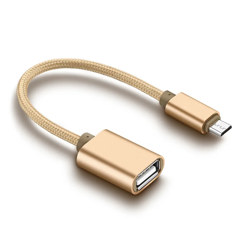 Micro USB 2 0 OTG кабель адаптер микро-usb к муфтовый стыковочный для samsung S7 S6 край S4 S3 LG G4 DJI