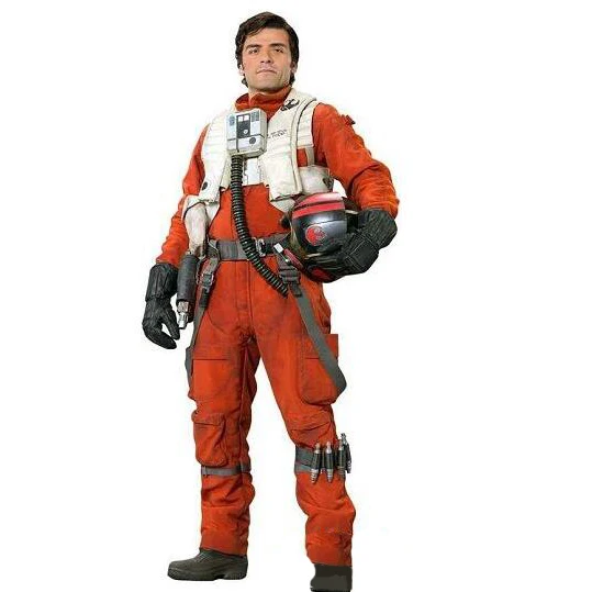 1 шт. новейший X-Wing Rebel Fighter комбинезон пилота+ белый жилет Звездные войны костюмы для косплея S-XXL