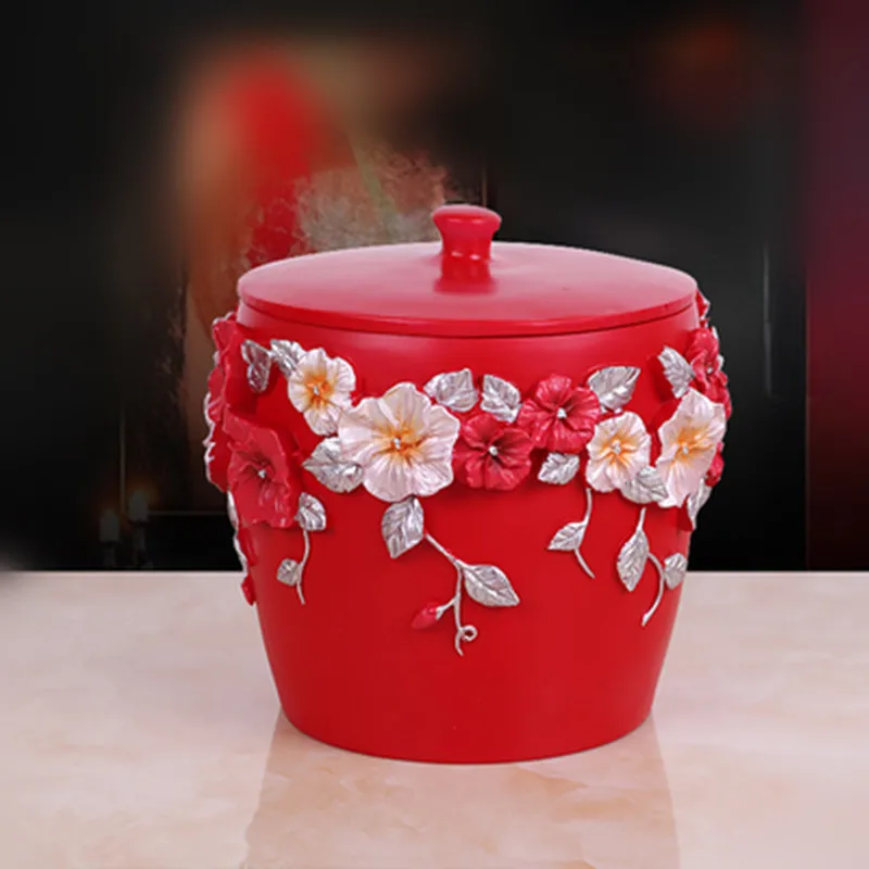 Креативная хлопковая коробка для хранения с крышкой отделочная портативная