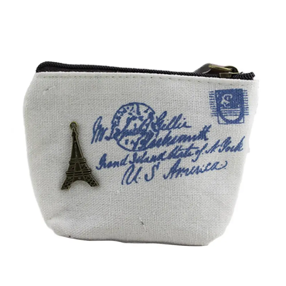 Женский ретро Кошелек с изображением Эйфелевой башни высоким колесом и надписью