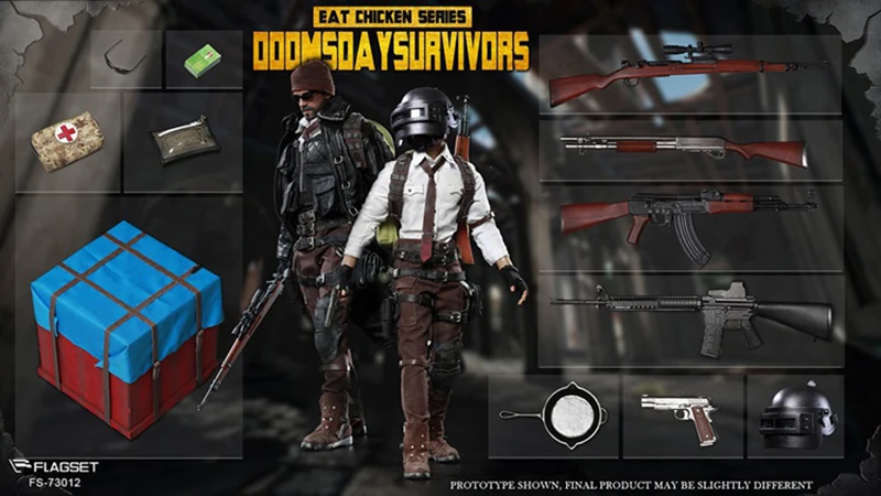Для коллекционной игры figure1/6 Масштаб флагсет FS 73012 1:6 PUBG Выживание Снайпер фигурка кукла полный набор Рождественская игрушка подарок