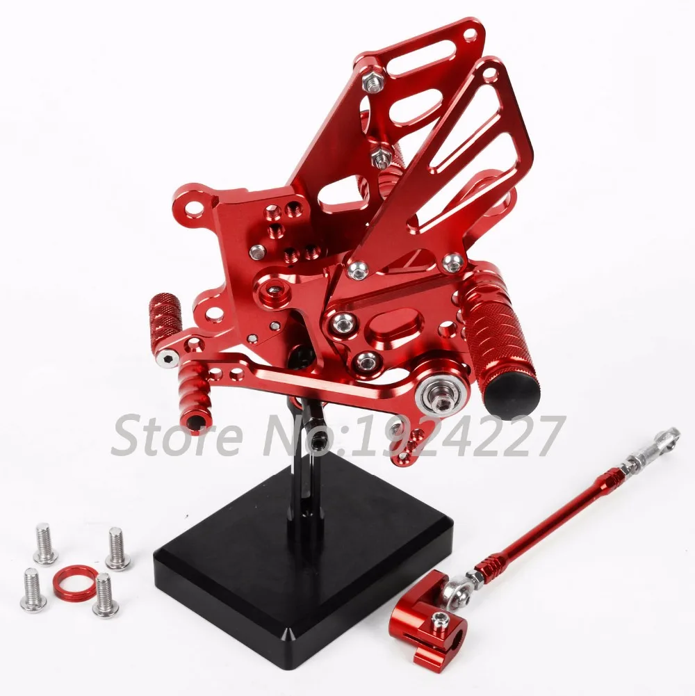 

8 Colors For Aprilia RSV4 2009-2016 CNC Adjustable Rearsets Rear Set Motorcycle Footrest Moto Pedal 2010 2011 2012 2013 2014 15