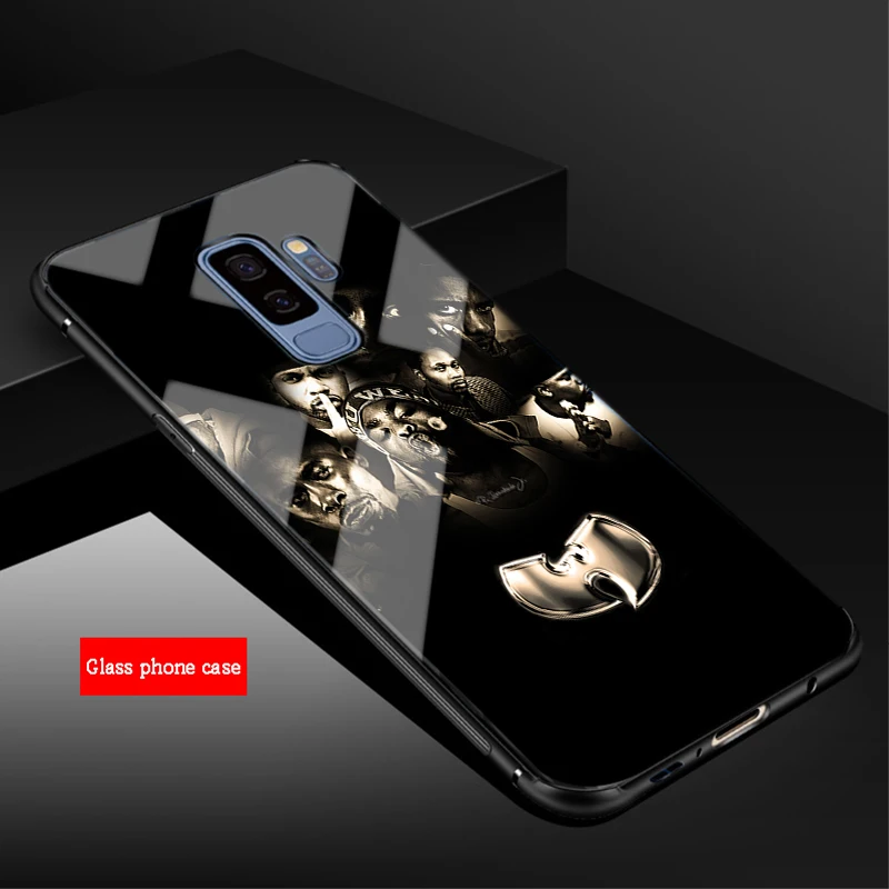 Wu Tang Clan чехол из закаленного стекла для телефона для samsung Galaxy S8 S9 S10 плюс A6 A6S A8 A8S J6 J8 NOTE8 9