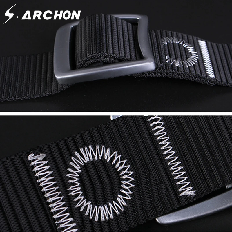 S. ARCHON повседневные камуфляжные тактические поясные ремни для мужчин
