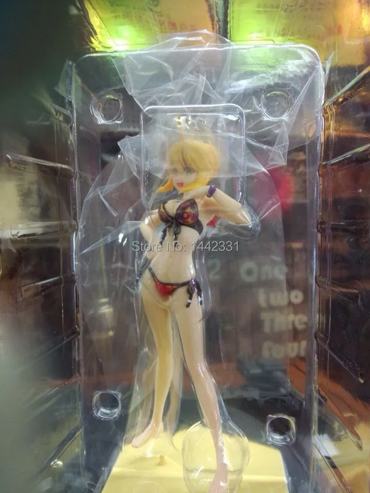 17 см Fate Saber Saba lily Nero Stay Night купальник аниме игрушка ПВХ экшн фигурка бесплатная
