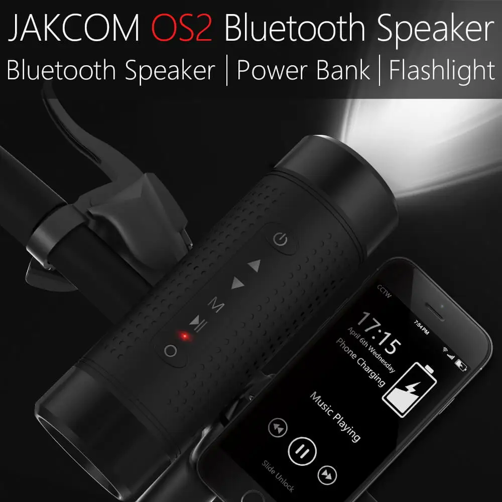 Портативная беспроводная bluetooth Колонка JAKCOM OS2 внешний аккумулятор с фонариком