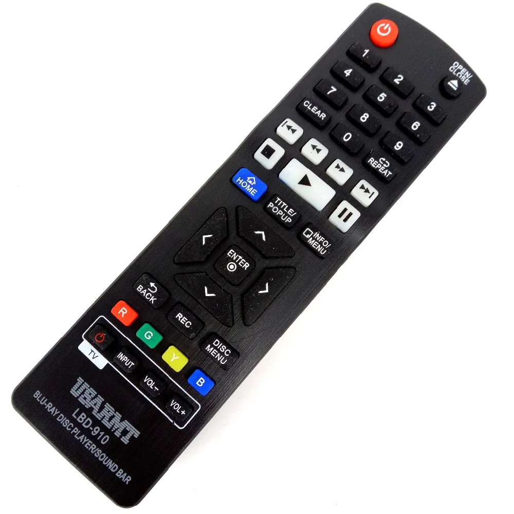 Пульт дистанционного управления USARMT Новый LBD-910 для LG Blu-Ray DVD-плеера BD650 BPM53 BP135 BP340