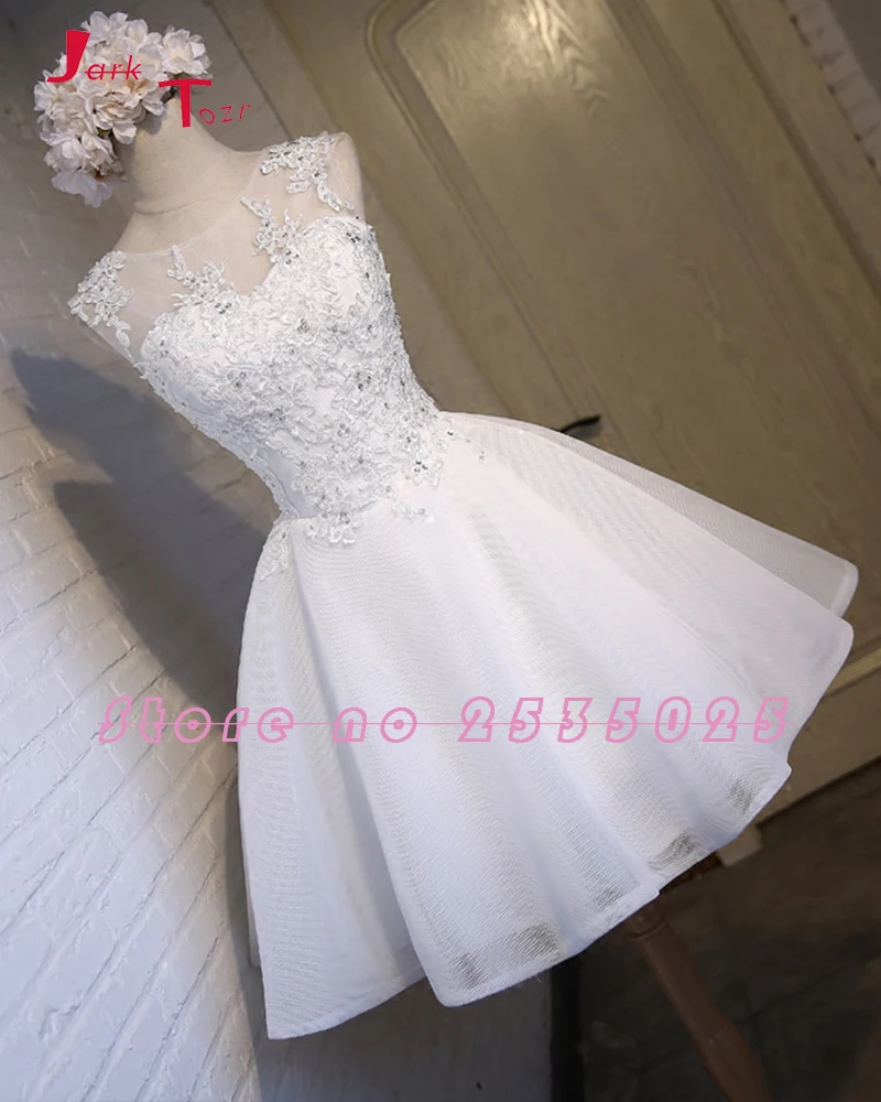 Jark Tozr/Новое поступление маленькие белые платья Vestidos Cortos на шнуровке с открытой