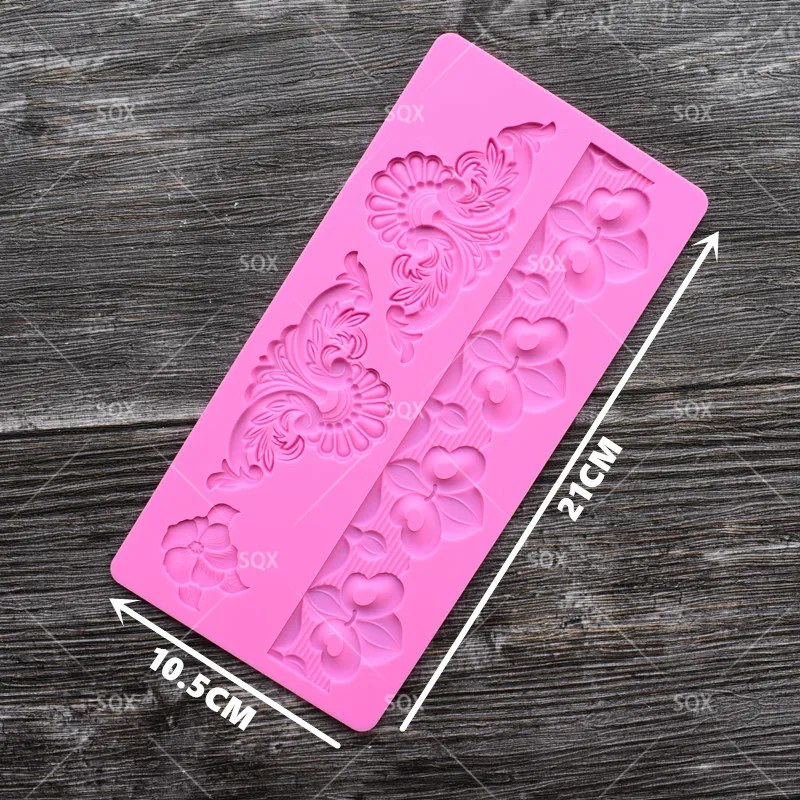 Силиконовые формы торт кружева маты Mold силиконовый шнурок мат инструменты для