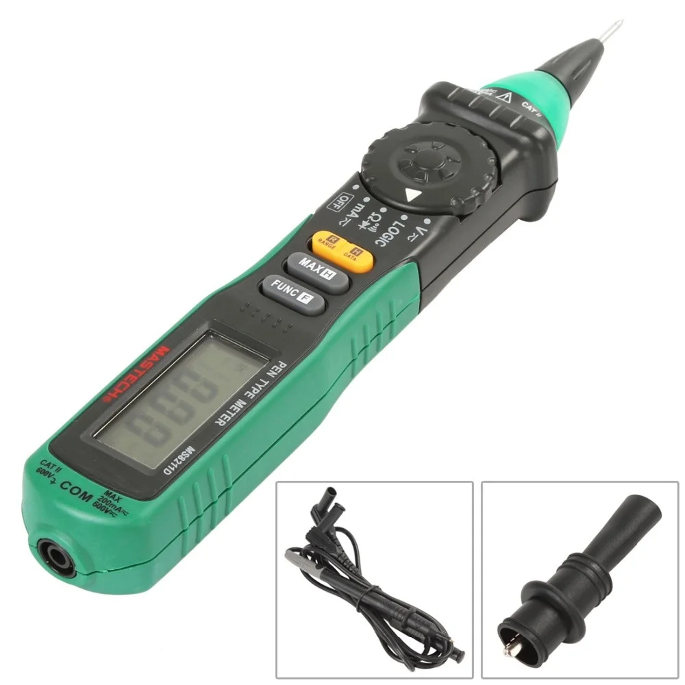 Цифровой мультиметр MASTECH MS8211D перьевого типа Вольтметр постоянного и переменного